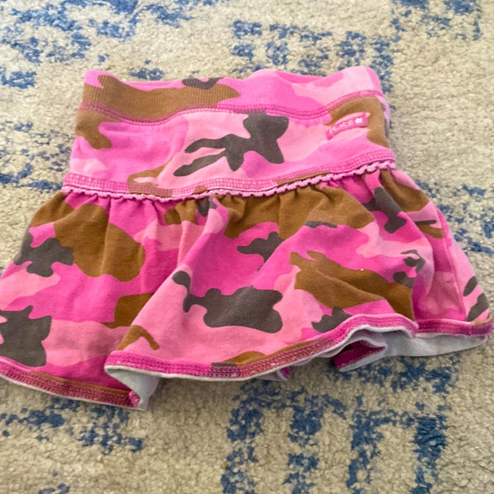 Pink camo skirt